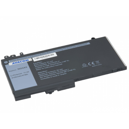 Baterie AVACOM pro Dell Latitude E5270 / E5570 Li-Pol 11,4V 4120mAh 47Wh, NODE-E527-68P - neoriginální