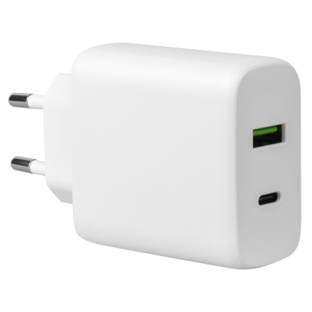 AVACOM HomePRO+ síťová nabíječka s Power Delivery 65W s výstupy USB-C a USB-A, NASN-PQ2X-65WW