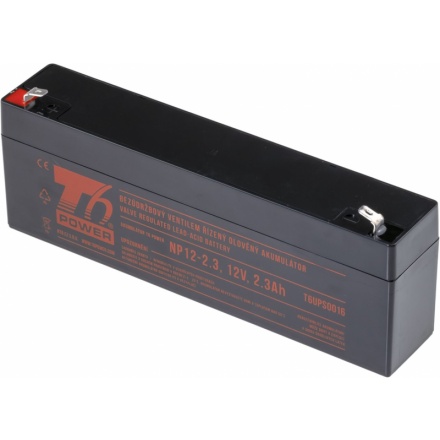 Akumulátor T6 Power NP12-2.3, 12V, 2,3Ah, T6UPS0016