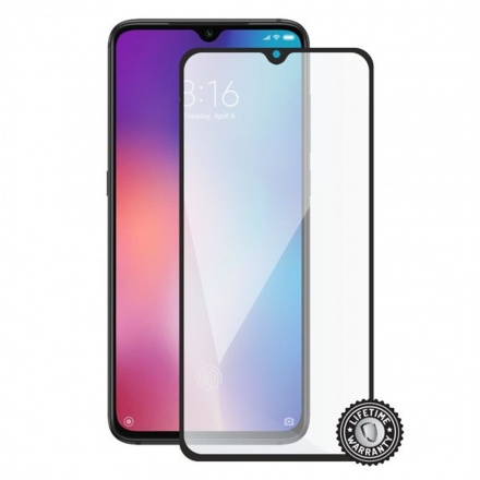 Screenshield XIAOMI Mi 9 Tempered Glass protection (full COVER black), XIA-TG25DBMI9-D