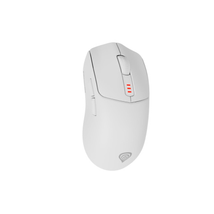 Genesis herní myš ZIRCON 500/Herní/Optická/10 000 DPI/USB+BT/Bílá, NMG-2114