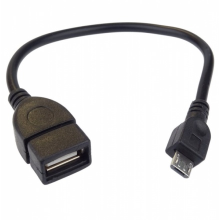 PREMIUMCORD PremiCord USB kab redukce A/fem-MicroUSB/mal20cm, kur-13