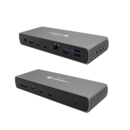 i-tec Thunderbolt 4 Dual Display Docking Station, Power Delivery 96W, TB4DUALDOCKPD