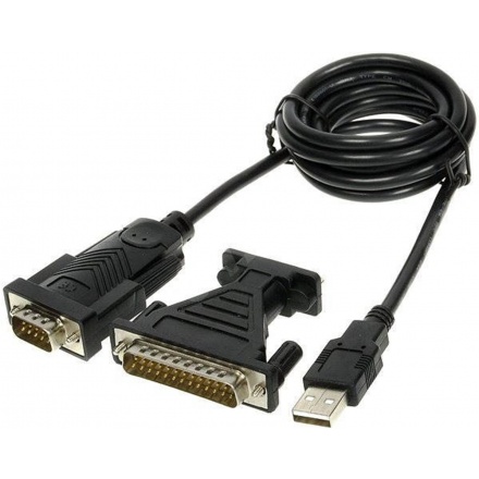PremiumCord USB 2.0 - RS 232 převodník krátký, osazen chipem od firmy FTDI, ku2-232