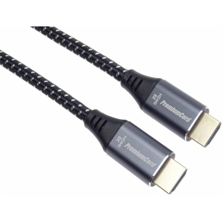 PremiumCord ULTRA HDMI 2.1 High Speed + Ethernet kabel 8K@60Hz,zlacené 2m, kphdm21s2