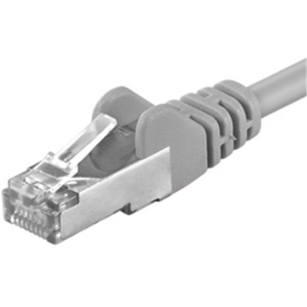 Premiumcord Patch kabel CAT 6a S-FTP,RJ45-RJ45,LSOH, AWG 26/7 20m šedá, sp6alsoh200