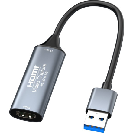 PremiumCord HDMI grabber pro video/audio signálu do počítače s konektorem USB 3.0, ku2grab5