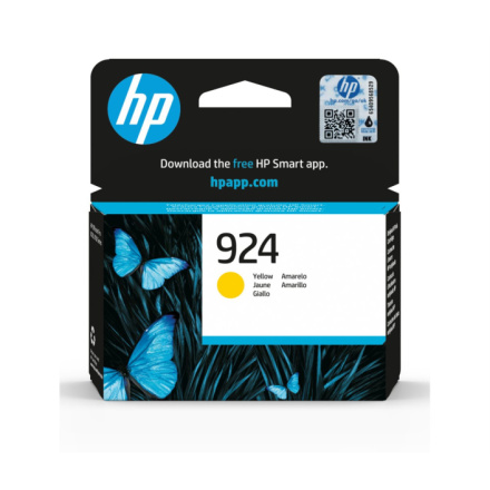 HP 924 ink. náplň žlutá, 4K0U5NE, 4K0U5NE - originální