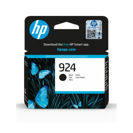 HP 924 ink. náplň černá, 4K0U6NE, 4K0U6NE - originální