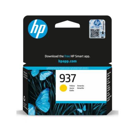 HP 937 ink. náplň žlutá, 4S6W4NE, 4S6W4NE - originální