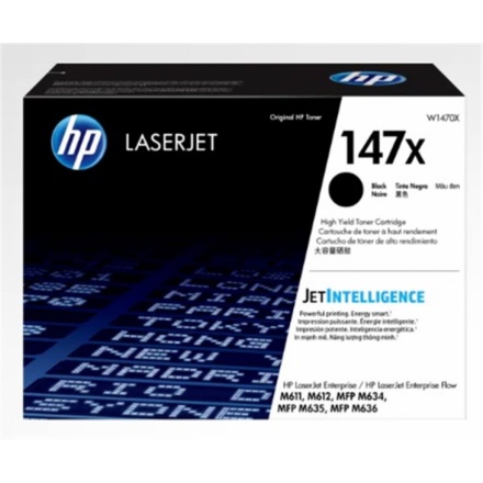 HP 147X LaserJet černá  tonerová  kazeta, W1470X, W1470X - originální