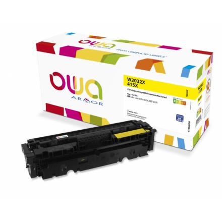 OWA Armor toner kompatibilní s HP W2032X, 415X, 6000st, žlutá/yellow, K18648OW