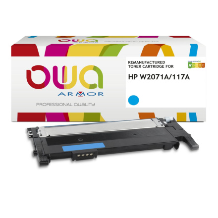 OWA Armor toner kompatibilní s HP W2071A, 117A, 700st, modrá/cyan, K18862OW