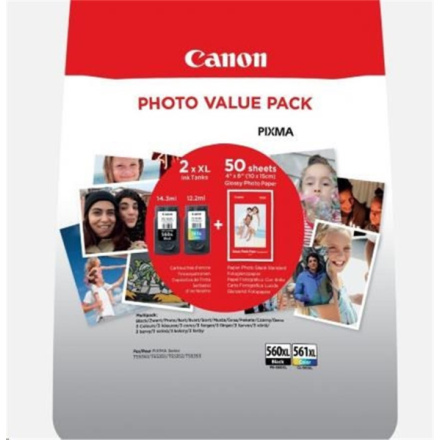 Canon CRG PG-560XL/CL-561XL PHOTO VALUE, 3712C008 - originální