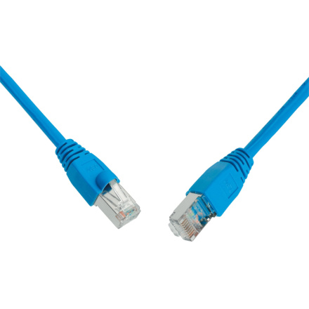 SOLARIX patch kabel CAT6 UTP PVC 0,5m modrý, 28630059