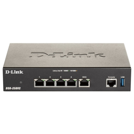 D-Link DSR-250V2/E Unified Service Router, DSR-250V2/E