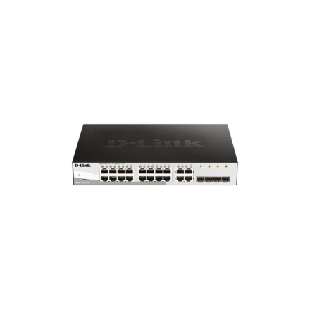 D-Link DGS-1210-16, 16-port 10/100/1000 Gigabit Smart Switch including 4 Combo 1000BaseT/SFP, DGS-1210-16/E