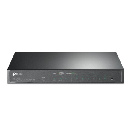 TP-Link TL-SG1210MPE 10xGb easy smart 8xPOE+ 123W switch,1xSFP, TL-SG1210MPE