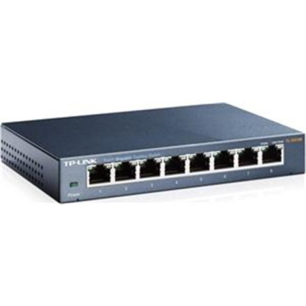 TP-Link TL-SG108 8x Gigabit Desktop Switch, TL-SG108