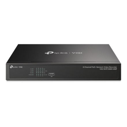 TP-LINK VIGI NVR1008H-8MP 8 Channel PoE Network Video Recorder, VIGI NVR1008H-8MP