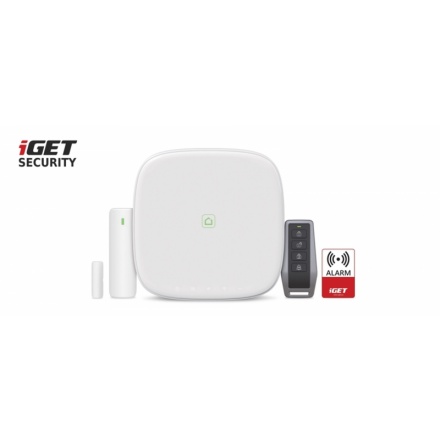 iGET SECURITY M5-4G Lite - Inteligentní 4G/WiFi/LAN alarm, ovládání IP kamer a zásuvek, Android, iOS, 75020650