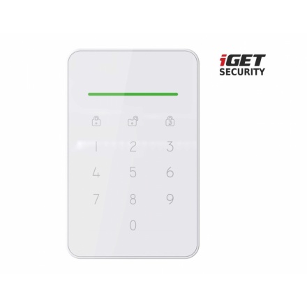 iGET SECURITY EP13 - bezdrátová klávesnice s RFID čtečkou pro alarm M5, 75020613
