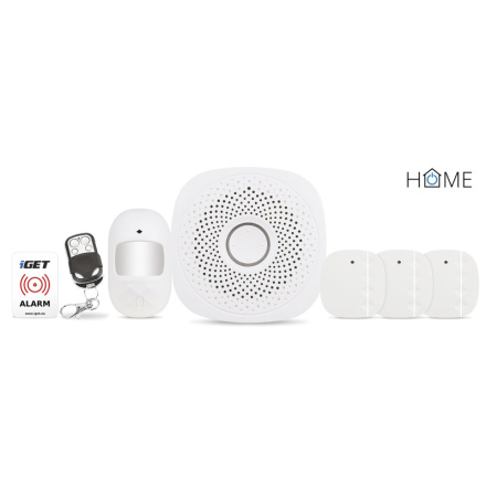 iGET HOME X1 Advanced- Inteligentní Wi-Fi alarm, v aplikaci i ovládání IP kamer a zásuvek, Andr, iOS, 75020829