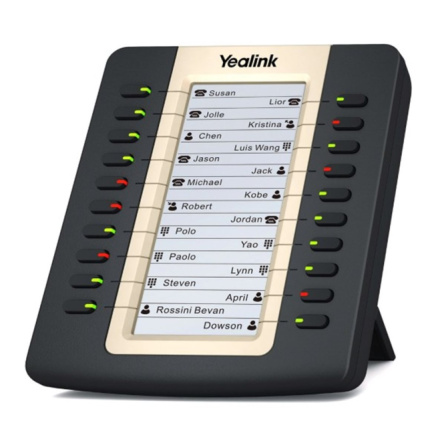 Yealink EXP20 exp. modul s LCD, 20 tl., k tel. T27/T29, EXP20