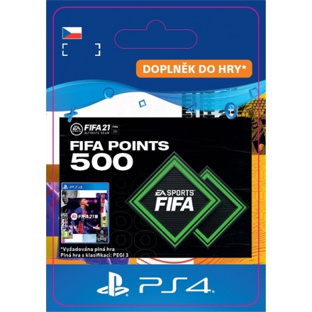 SONY ESD ESD CZ PS4 - FUT 21 – FIFA Points 500, SCEE-XX-S0049861