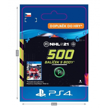 SONY ESD ESD CZ PS4 - NHL 21 – 500 Points Pack, SCEE-XX-S0050785