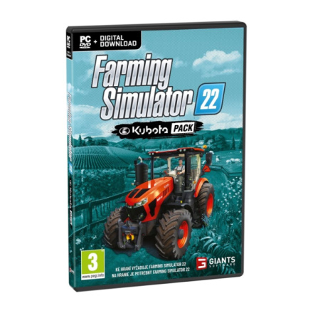 GIANTS SOFTWARE PC - Farming Simulator 22: Kubota Pack, 4064635100449