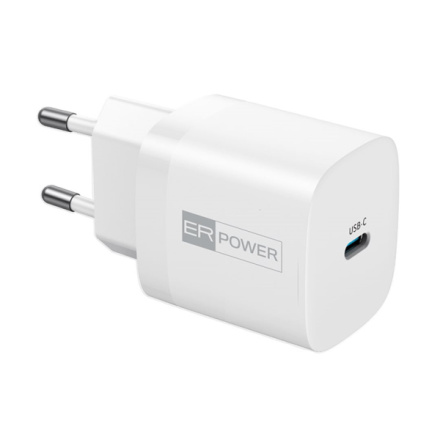 ER POWER 33W GaN síťový adaptér - bílý, ERPW33GPD1-WH