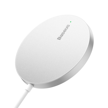 Baseus Bezdrátová nabíječka do sítě Simple Mini3 15W USB-C bílá, 6932172618650