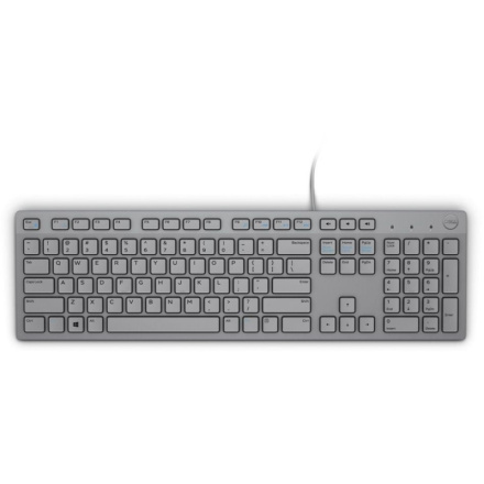 Dell KB216/Drátová USB/UK layout/Šedá, 580-ADHL