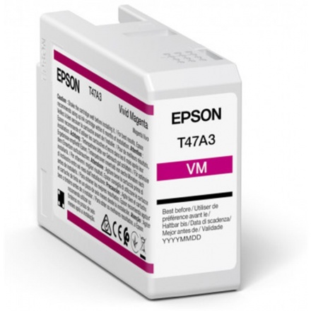 Epson Singlepack Vivid Magenta T47A3 Ultrachrome, C13T47A300 - originální