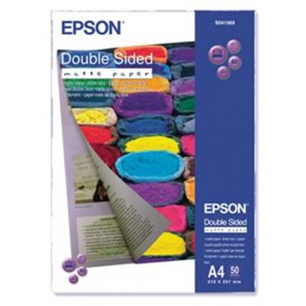EPSON double sided Matte Paper A4 (50listů), C13S041569