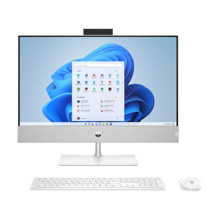 HP Pavilion/27-ca0000nc/27"/FHD/R5-5500U/16GB/512GB SSD/AMD int/W11H/White/2R, 60J08EA#BCM