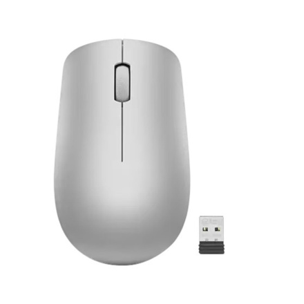 Lenovo 530/Cestovní/Optická/Bezdrátová USB/Platinum Grey, GY51F09725