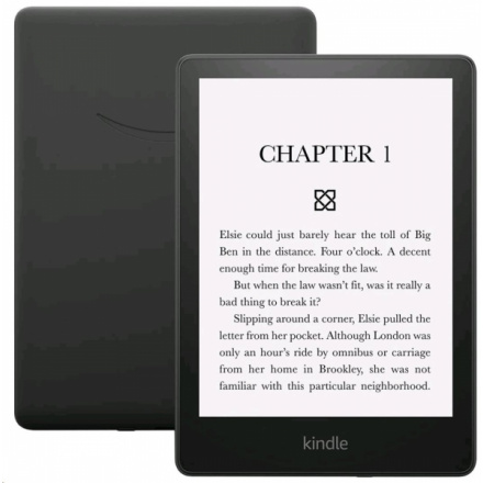 E-book AMAZON KINDLE PAPERWHITE 5 2021, SIGNATURE EDITION, 6,8" 32GB, QI nabíjení, BLACK, bez reklam, 810014301815