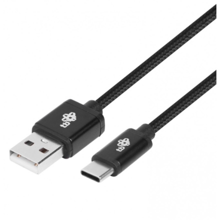TB Touch USB - USB C kabel, 1,5m, černý, AKTBXKUCSBA15PB