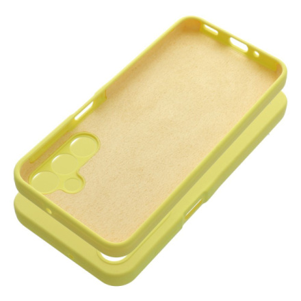 Case SILICONE 2mm for SAMSUNG A16 5G / A16 4G lemon 296406