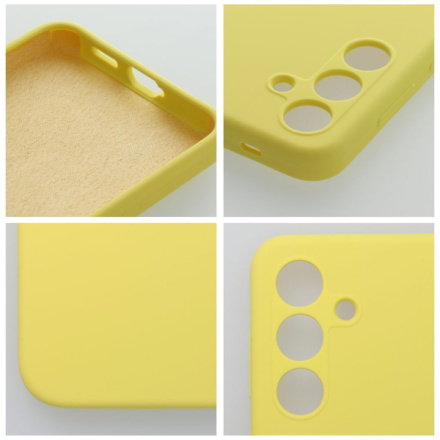 Case SILICONE 2mm for SAMSUNG A16 5G / A16 4G lemon 296406