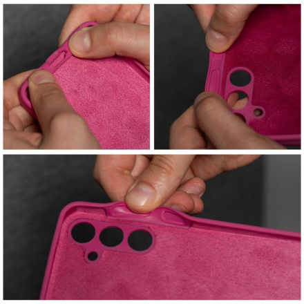 Case SILICONE 2mm for SAMSUNG A16 5G pink 296407