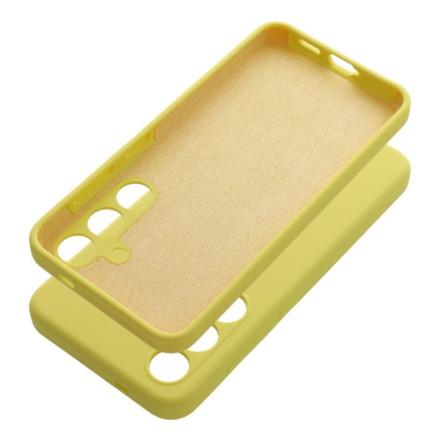 Case SILICONE 2mm for SAMSUNG A56 5G lemon 299792