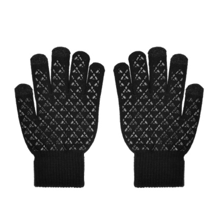 Touch screen gloves TRIANGLE for Men black 432392