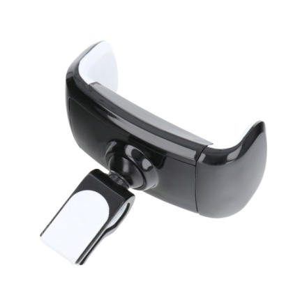 Car holder for smartphone to air vent black-white 360 SILK 432870