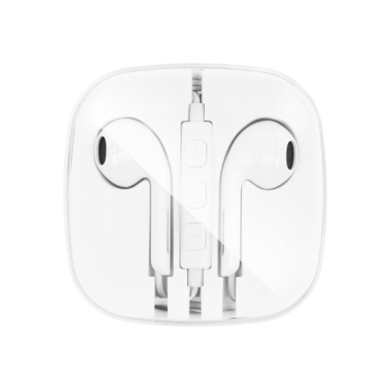 Earphones stereo for Apple Iphone Jack 3,5mm NEW BOX white 439873