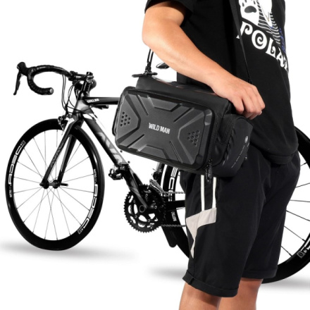 WILDMAN traveling  bag for handlebars with zipper GS6 4L ( 4 "- 7" ) black 444044