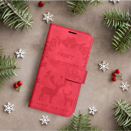 MEZZO Book case for XIAOMI Redmi NOTE 10 Pro reindeers red 447329