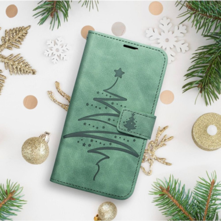 MEZZO Book case for XIAOMI Redmi NOTE 10 Pro christmas tree green 447353